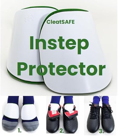 CleatSafe Instep Protector – Lightweight Foot & Cleat Protection for Soccer, Rugby, Field Hockey & More (Universal Fit for Men & Women)