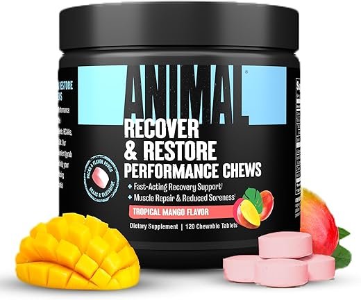 Top Protein Supplements for Post-Workout Recovery: Expert Picks and Benefits 2 Animal Recovery Chews – BCAAs, Glutamine & Taurine for Muscle Repair