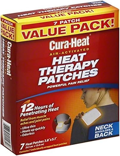 Best Heat Therapy Products for Muscle Relief: Top Picks for Soothing Comfort 4 Cura-Heat Therapy Patches – Neck, Shoulder & Back (7 Pack)