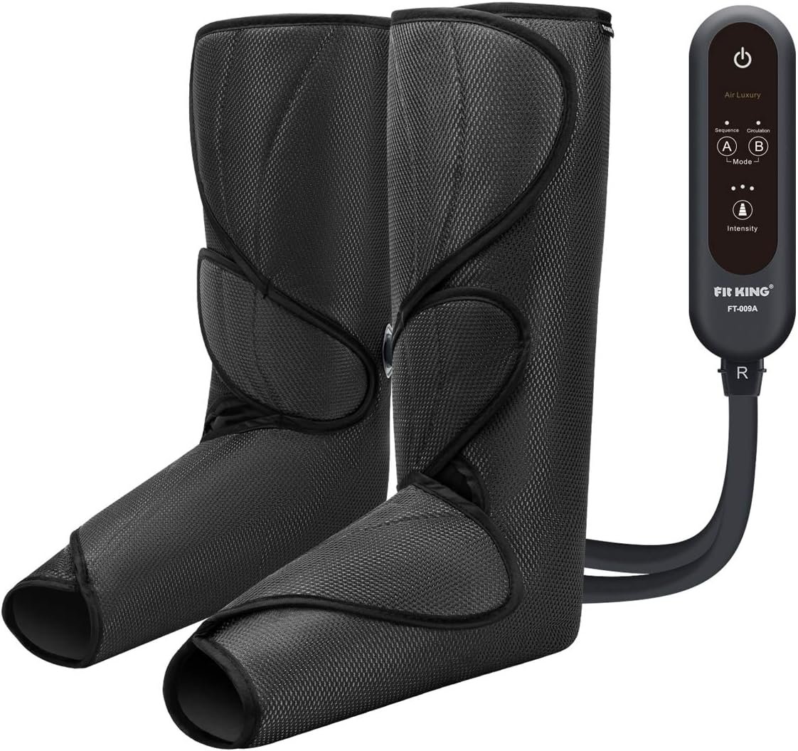 7 Best Recovery Boots for Athletes: Doctor-Tested Picks 2025 4 FIT KING Leg & Foot Air Compression Massager – Pain Relief & Circulation Boost for Calves and Feet with 2 Modes, 3 Intensities, Extensions Included