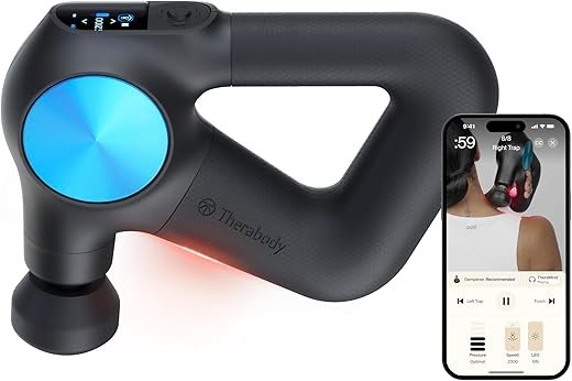 Hypervolt 2 Pro vs Theragun Pro: Comparing Top Percussion Massagers for 2025 2 Therabody Theragun PRO Plus – 6-in-1 Deep Tissue Massage Gun with Heat, Vibration & Breathwork for Full-Body Muscle Relief
