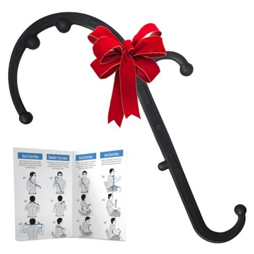 LiBa Trigger Point Massager Hook – Manual Back & Neck Pain Relief Tool for Deep Muscle Therapy