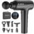 Powerful Deep Tissue Massage Gun – 20-Speed Percussion Massager with 10 Heads & LCD (Matte Black)